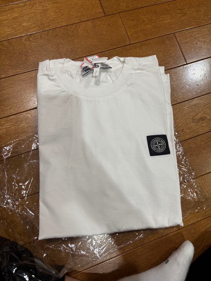 STONE  ホワイト ロンT