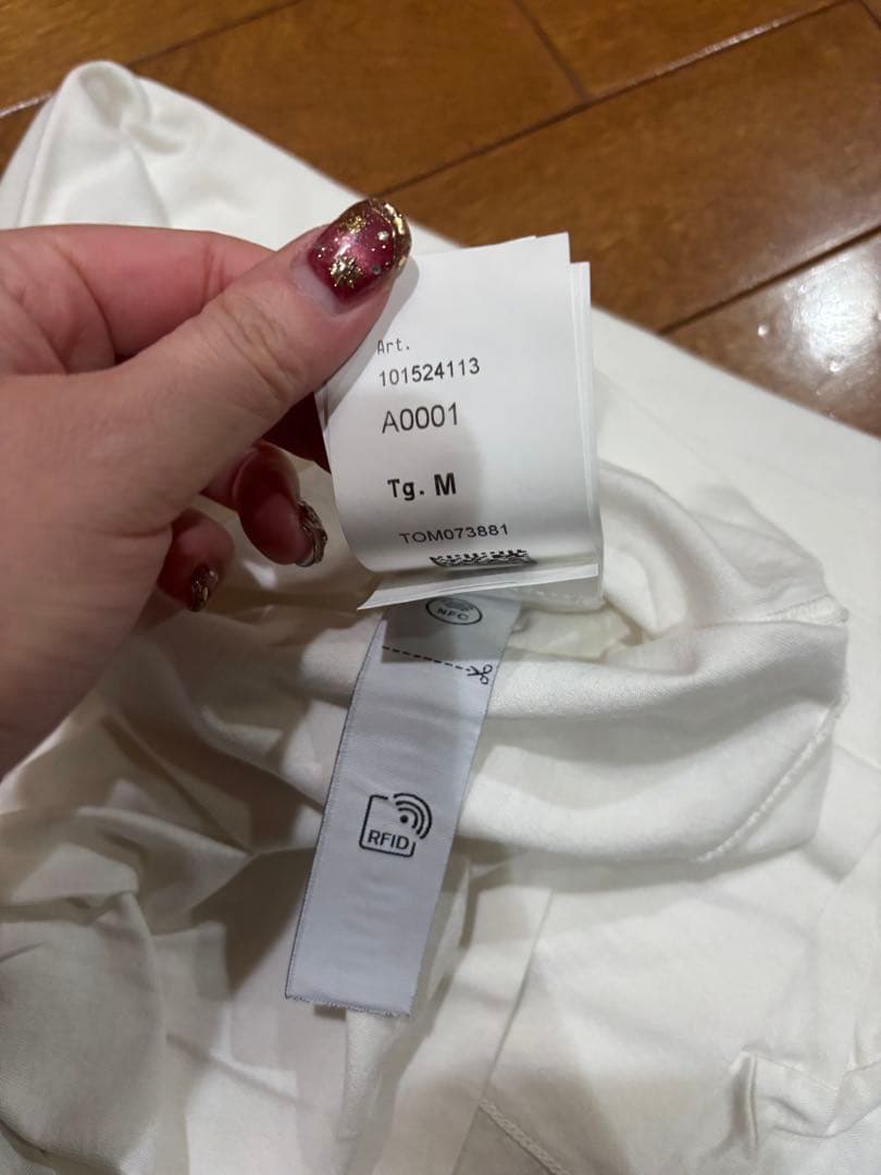 STONE  ホワイト ロンT