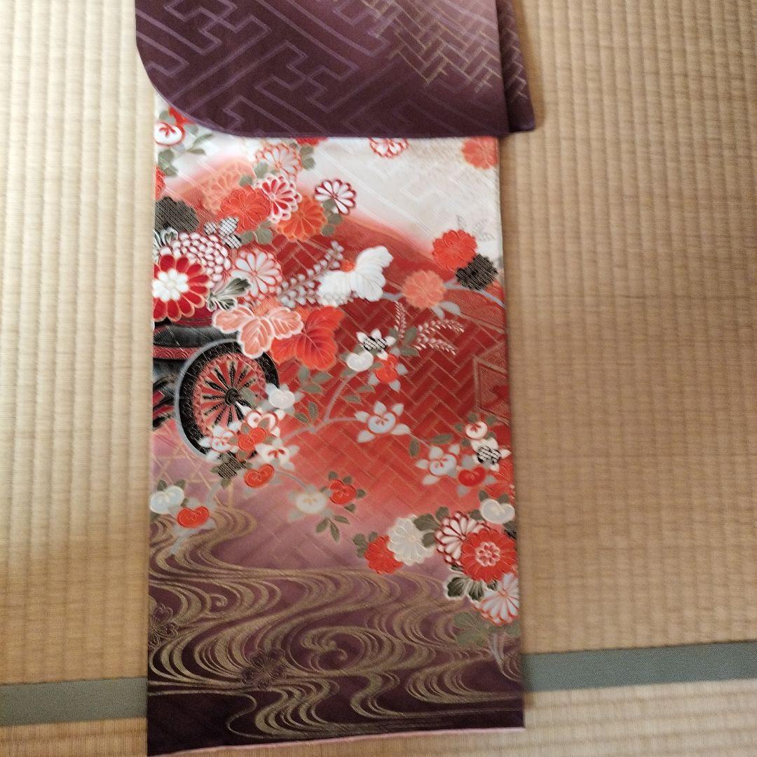 振袖 花柄 赤・白・紫