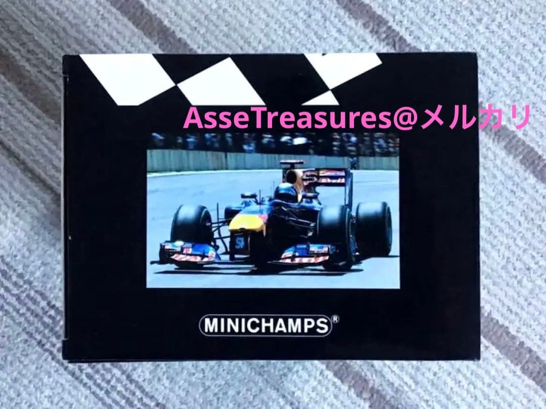 良状態 限定品 ミニチャンプス 1/18 レッドブル RB6 ベッテル