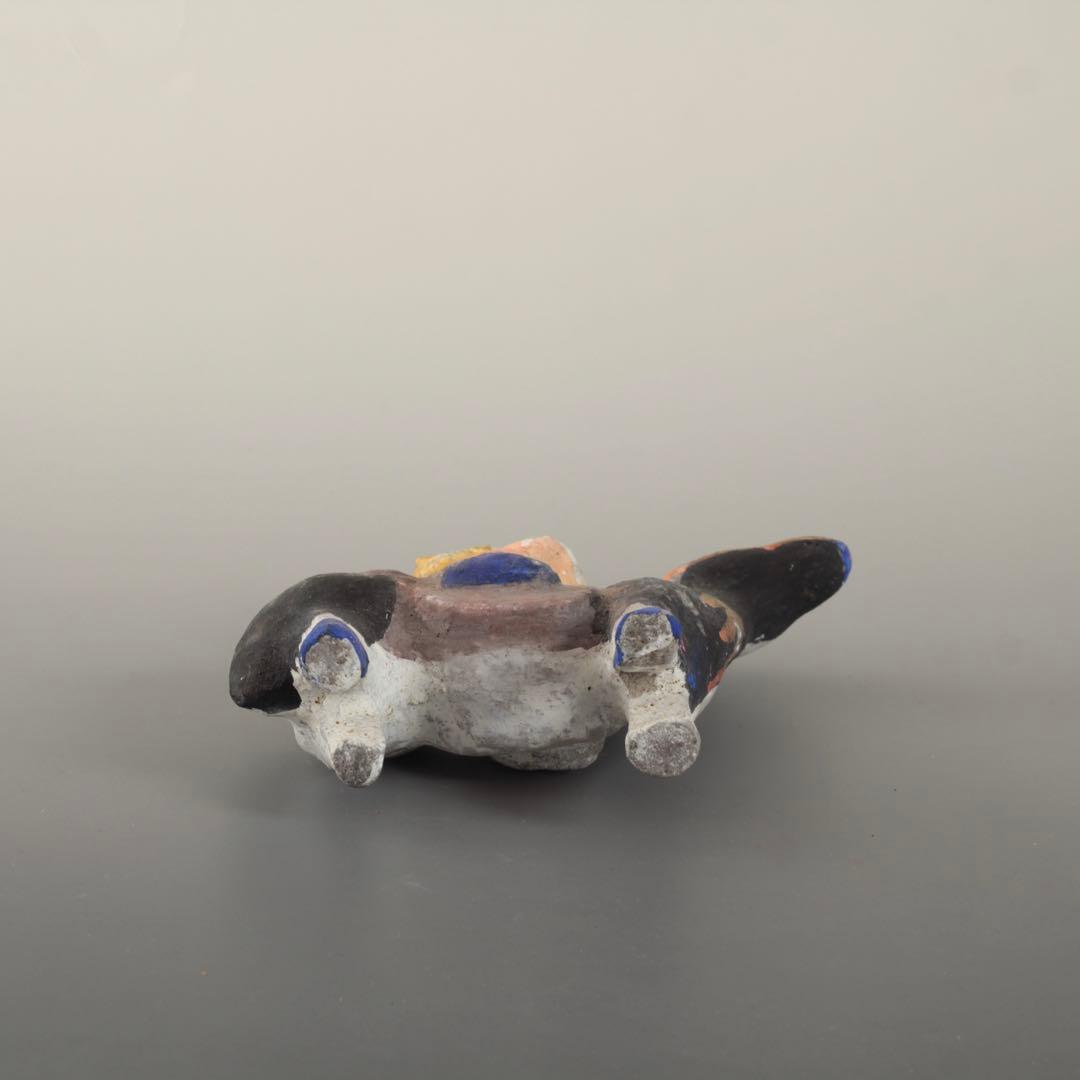 大和出雲人形 馬乗り小姓 土人形 民芸 郷土人形 郷土玩具 古道具 アンティーク