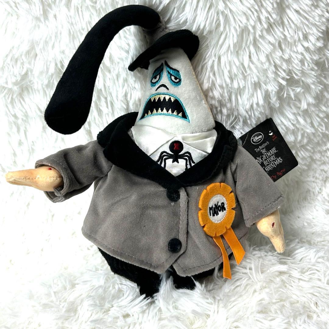 新品タグ付き ナイトメアビフォアクリスマス　メイアー町長 ぬいぐるみ