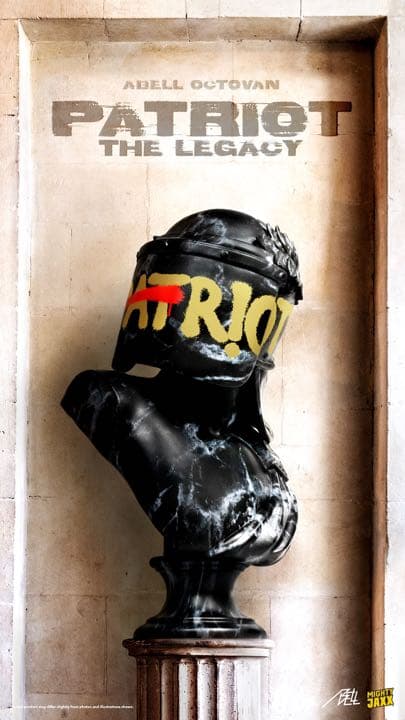 愛国者　パトリオット（ザ・レガシー）フィギュア　アートトイ　スタチュー　ブラック