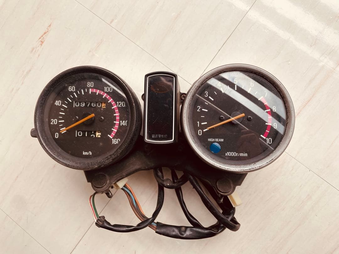 ヤマハSR400 SR500 スピード メーター タコメーターヴィンテージ