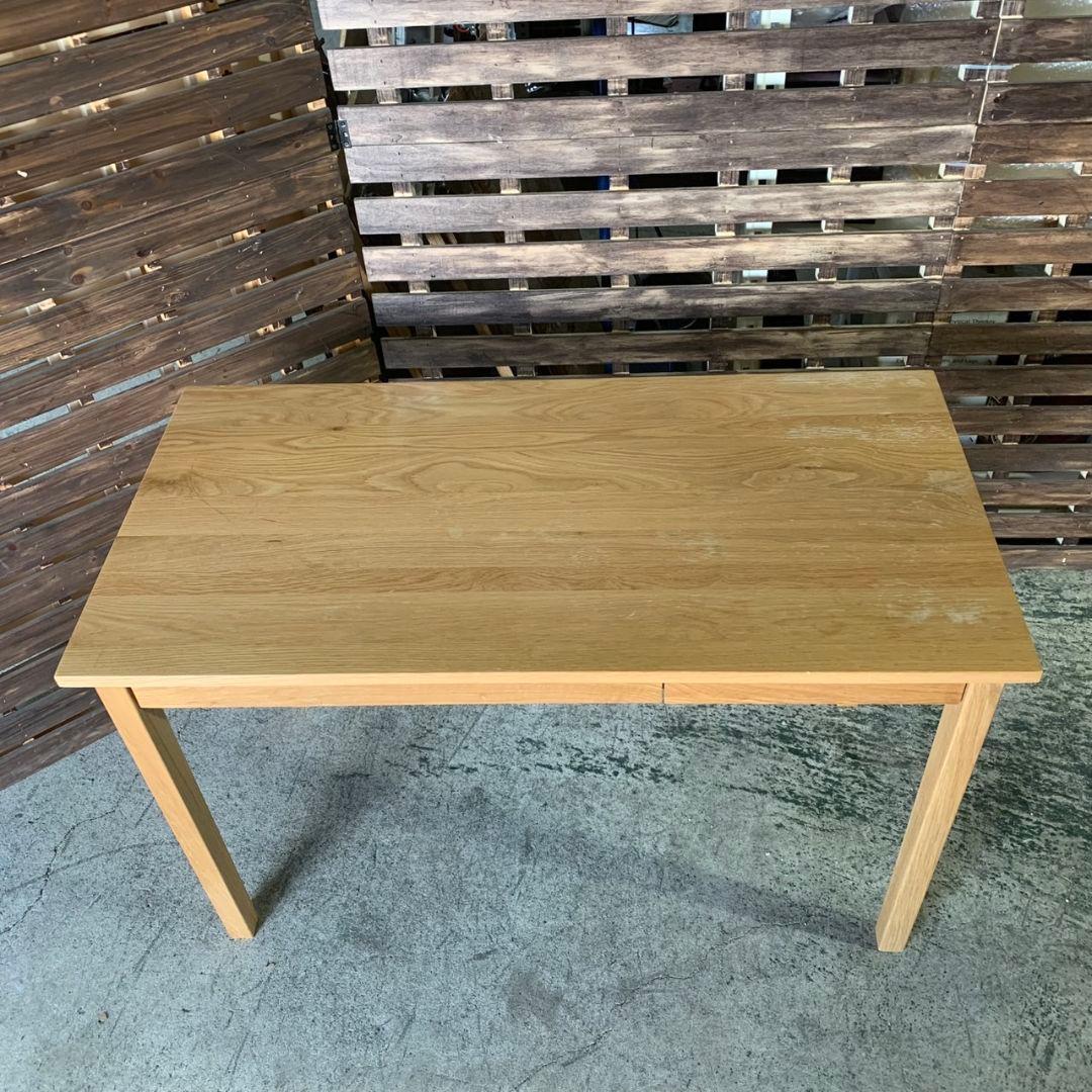 I925\" MUJI 無垢材デスク W1100 オーク材