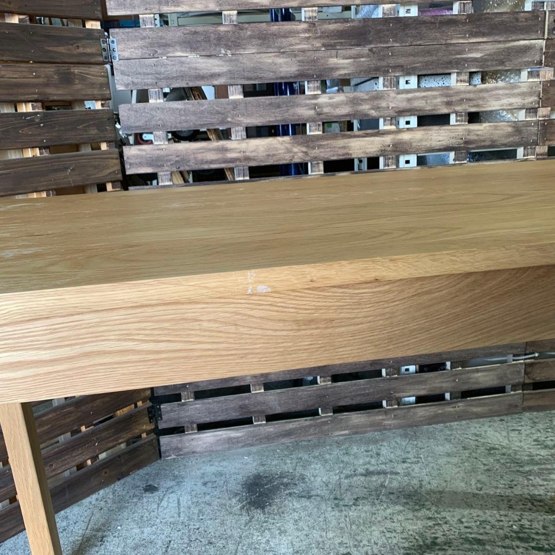 I925\" MUJI 無垢材デスク W1100 オーク材