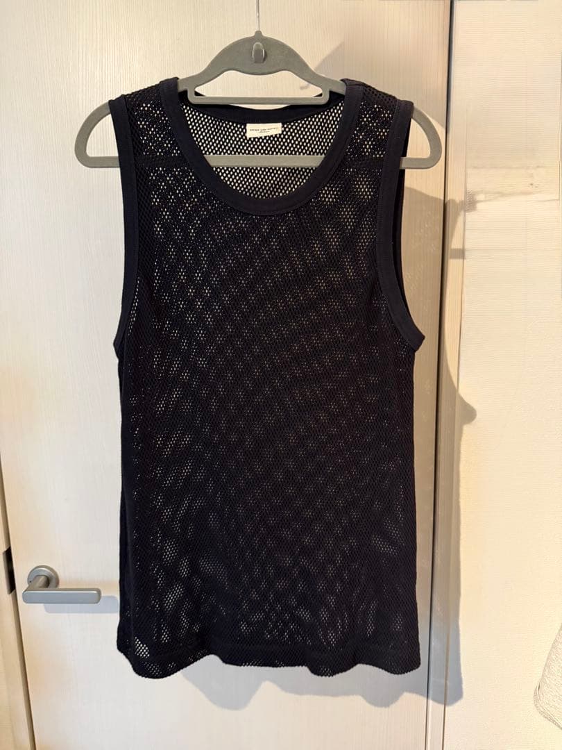 トップス DRIES VAN NOTEN MESH TANK TOP