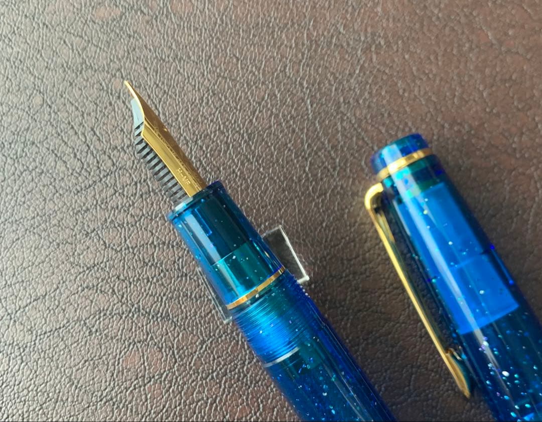 Pent ペント セーラー万年筆 彩時記 幻蒼海 中細ペン先