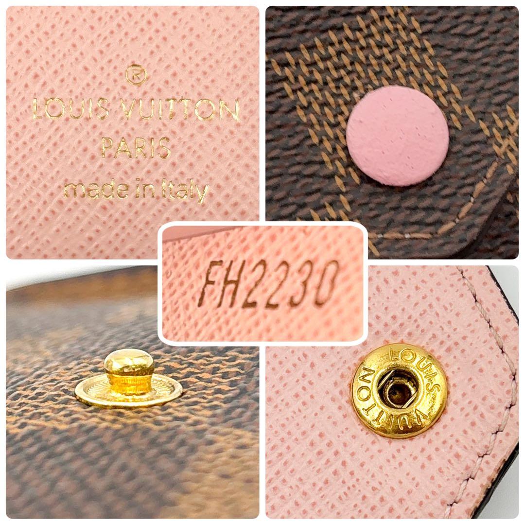 【本日限定】イニシャル無★ルイヴィトン ダミエ ヴィクトリーヌ ローズバレリーヌ