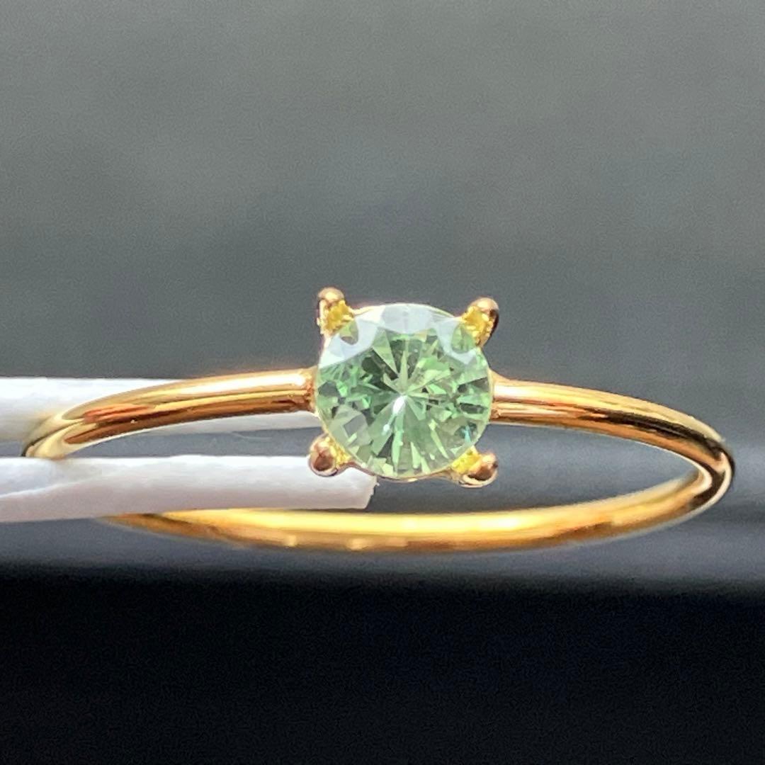 【おぴさまご確認用】ミントガーネットのファセットリング260102