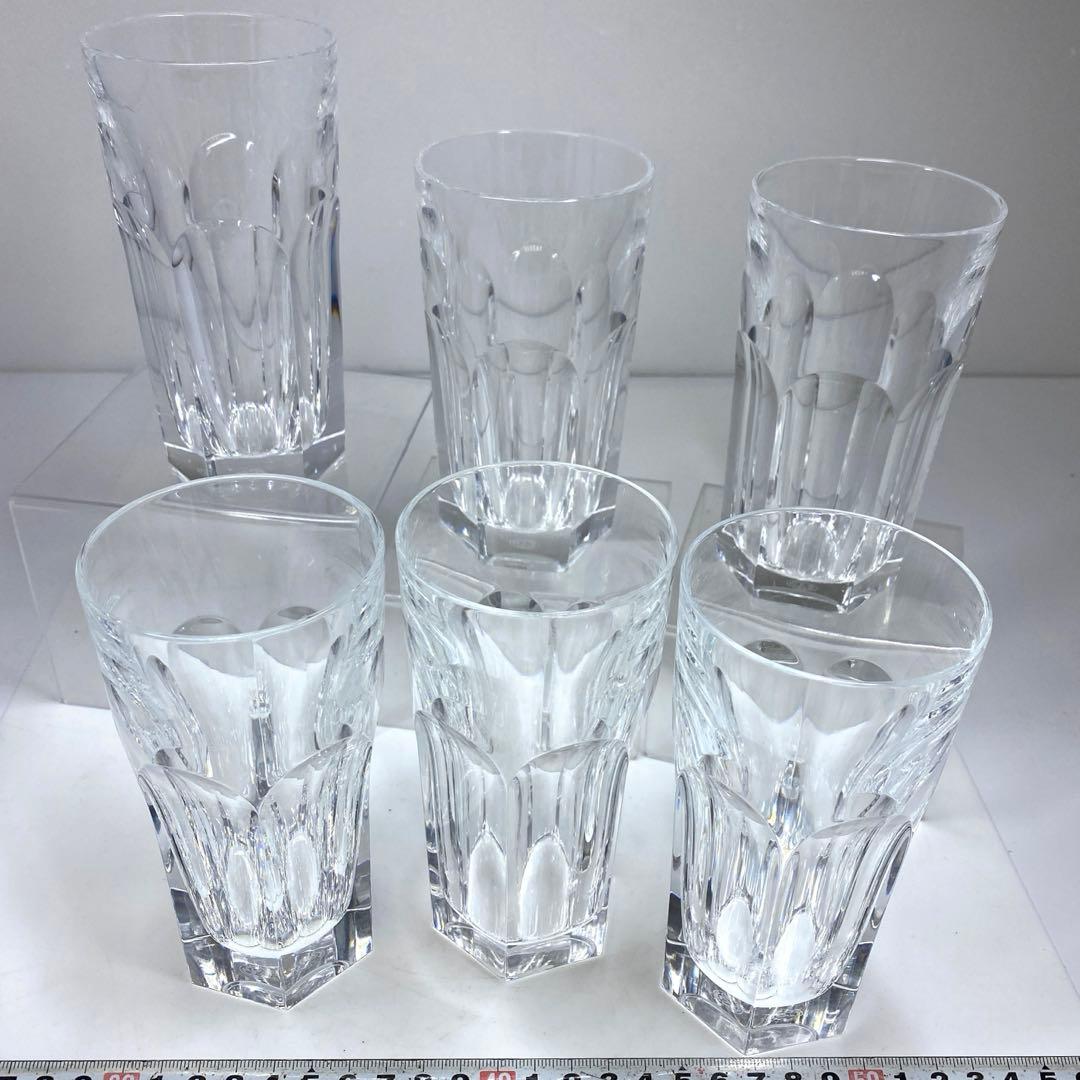 ☆洋3バカラアルクールハイボールグラス6客高さ13.8㎝トコカ東な7-0125①