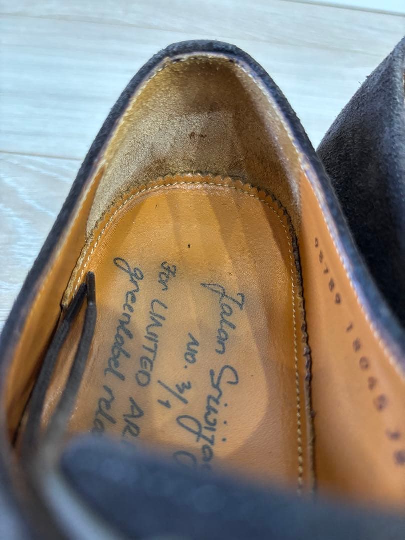 【美品】ジャランスリウァヤ　スエード　Uチップ　シューズ