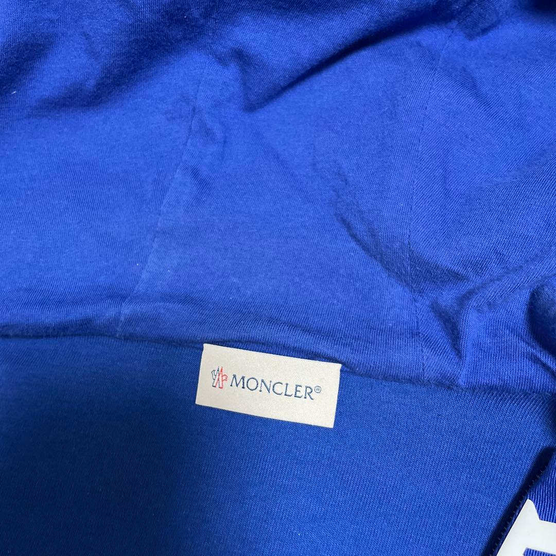 モンクレール　ジップアップパーカー　パーカー　XLサイズ　ブルー