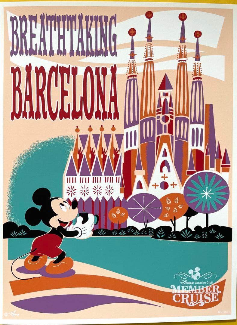 ディズニーバケーションクラブ クルーズ ギフト ポスターコレクション 非売品