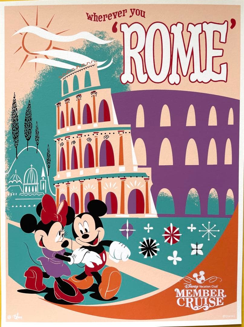 ディズニーバケーションクラブ クルーズ ギフト ポスターコレクション 非売品