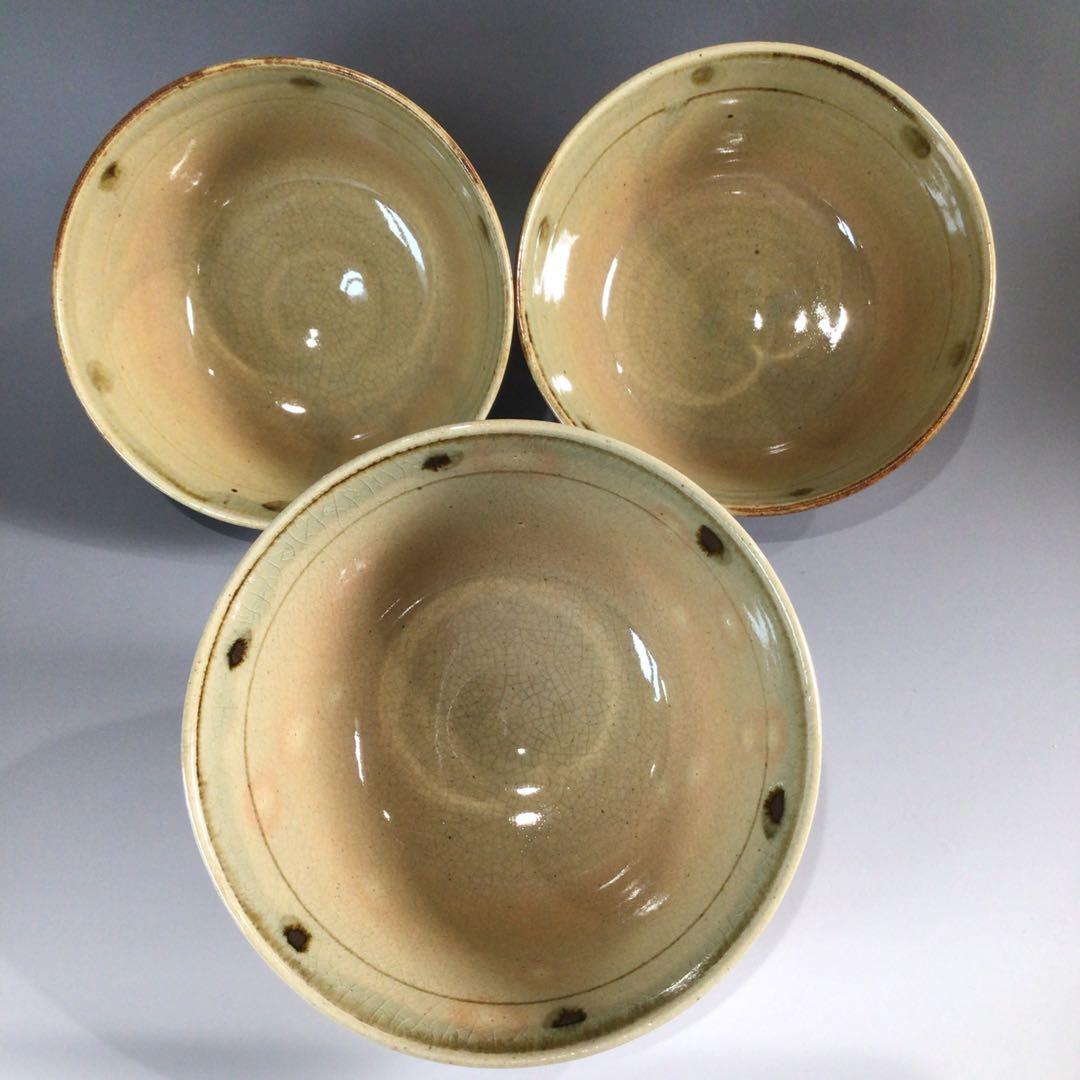 Ｐ７７１　茶碗　十客　『壷中窯　保庭楽入造』『七賢人図』『数茶碗』　共箱　茶道具