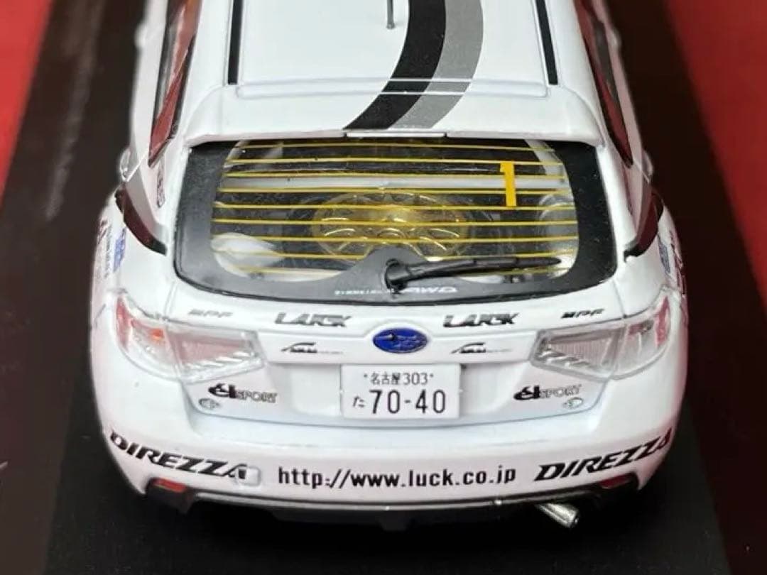 インプレッサWRX STI 勝田範彦1/43 ラック仕様限定版