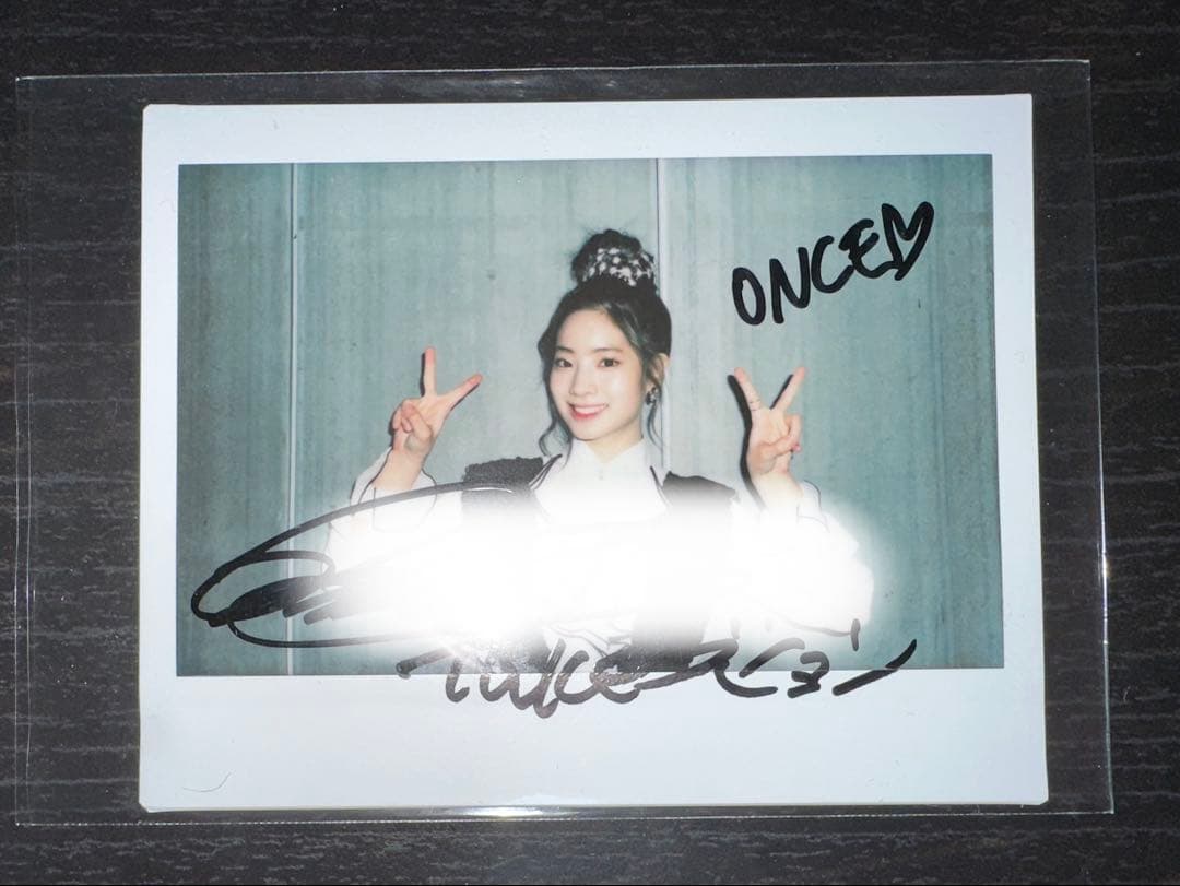 twice ダヒョン　直筆サイン入りチェキ