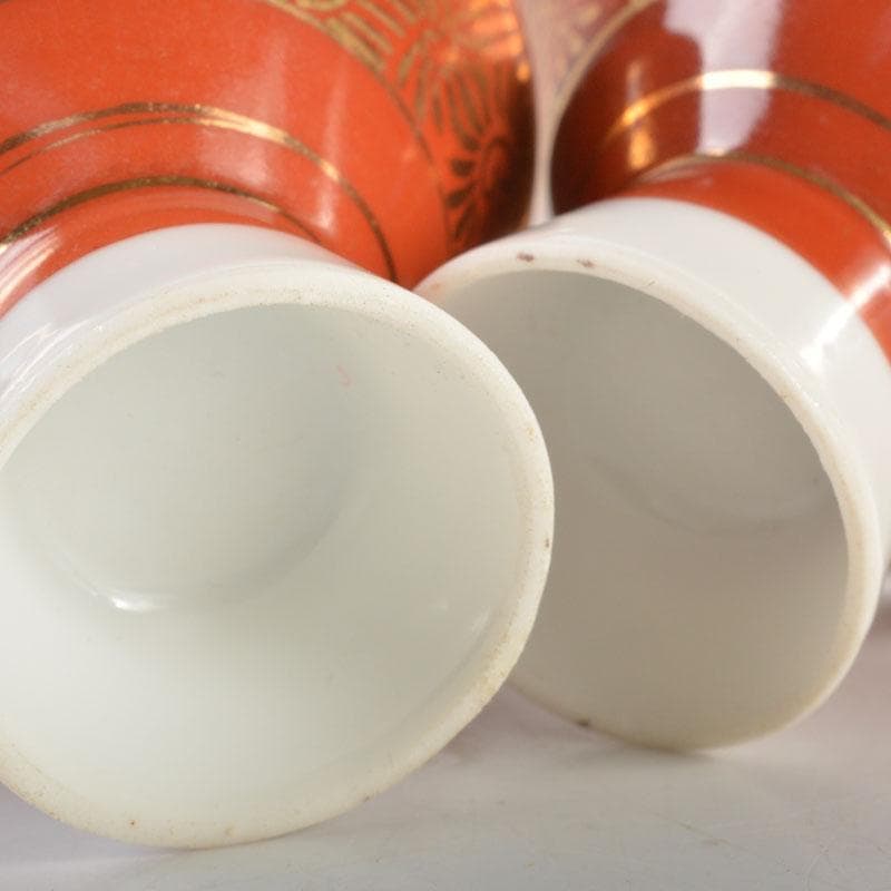 九谷焼　浮世絵　艶絵　春画盃　3点まとめて　C　6712