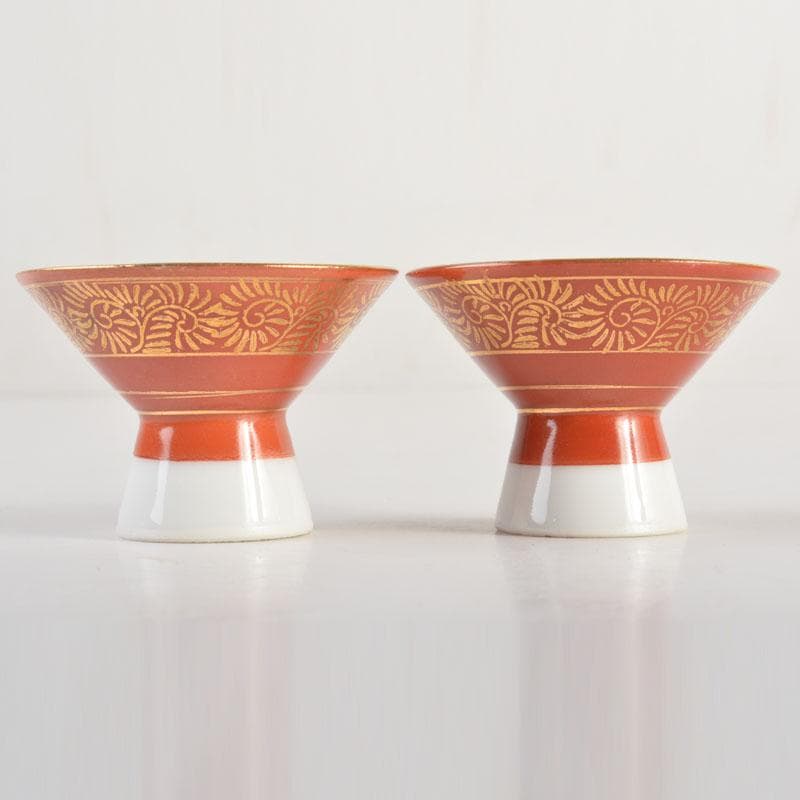 九谷焼　浮世絵　艶絵　春画盃　3点まとめて　C　6712