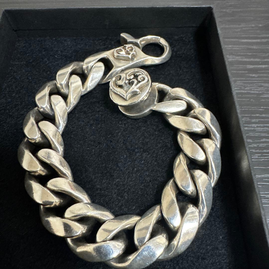 美品　ディールデザイン　クラシックチェーン　ブレスレット　シルバー925