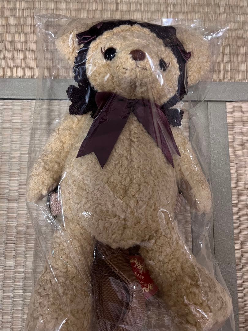 くまくみゃリュックミニ　ミルクティ　新品未使用