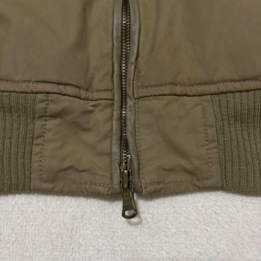 ロンズデール Lonsdale スイングトップ ベージュ Mサイズ 刺繍