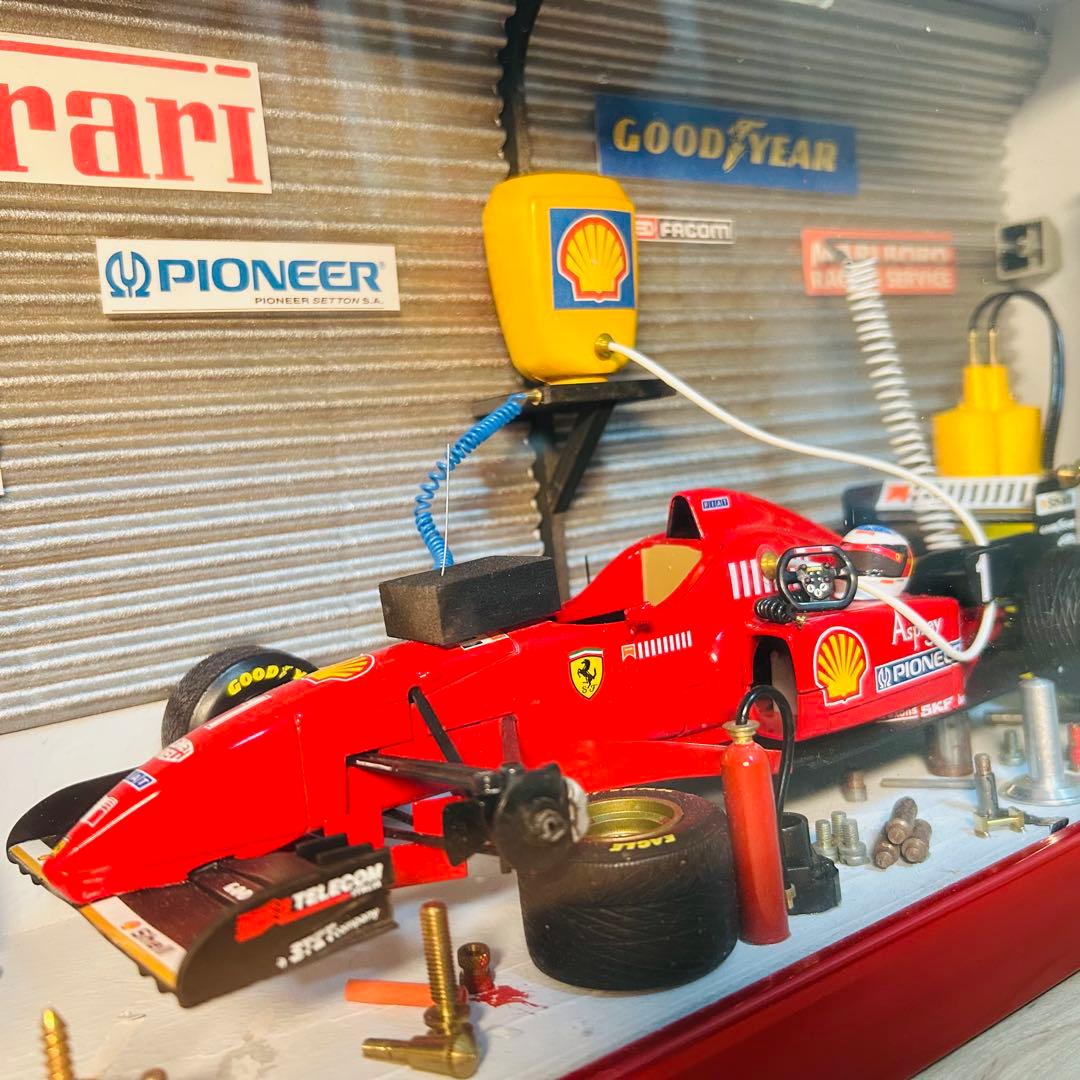 リシャールボックス フェラーリF1ジオラマ 希少 パトリックリシャール 初期作品