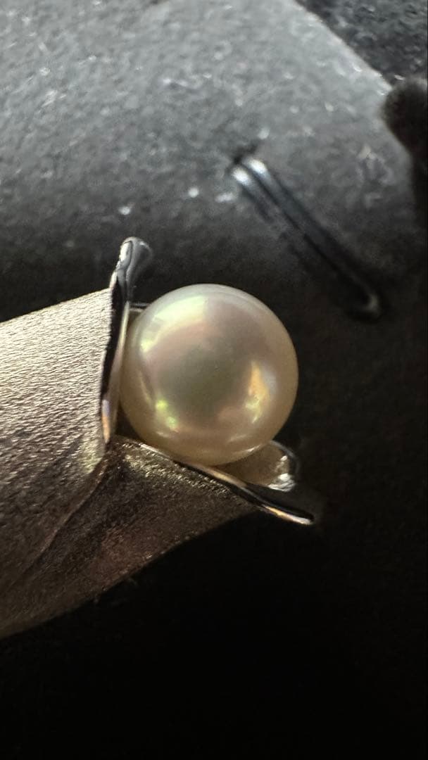 Tasaki 田崎　あこや　本パール　sv925 ブローチ