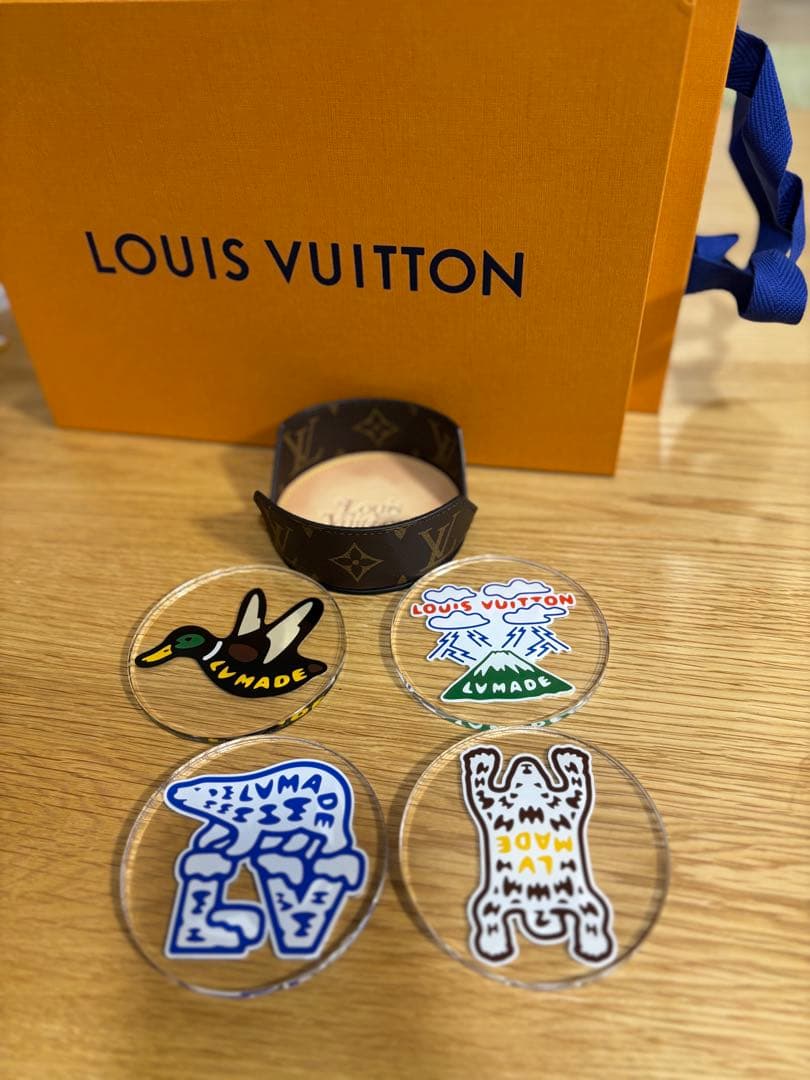 LOUIS VUITTON アクリルコースター 4枚セット