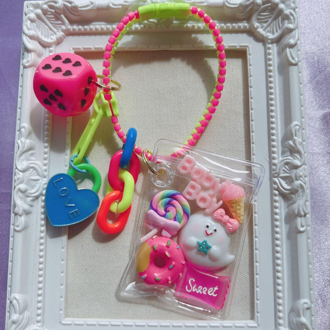 No.250A キャンディバッグ ブレスレット キーホルダー 50個セット