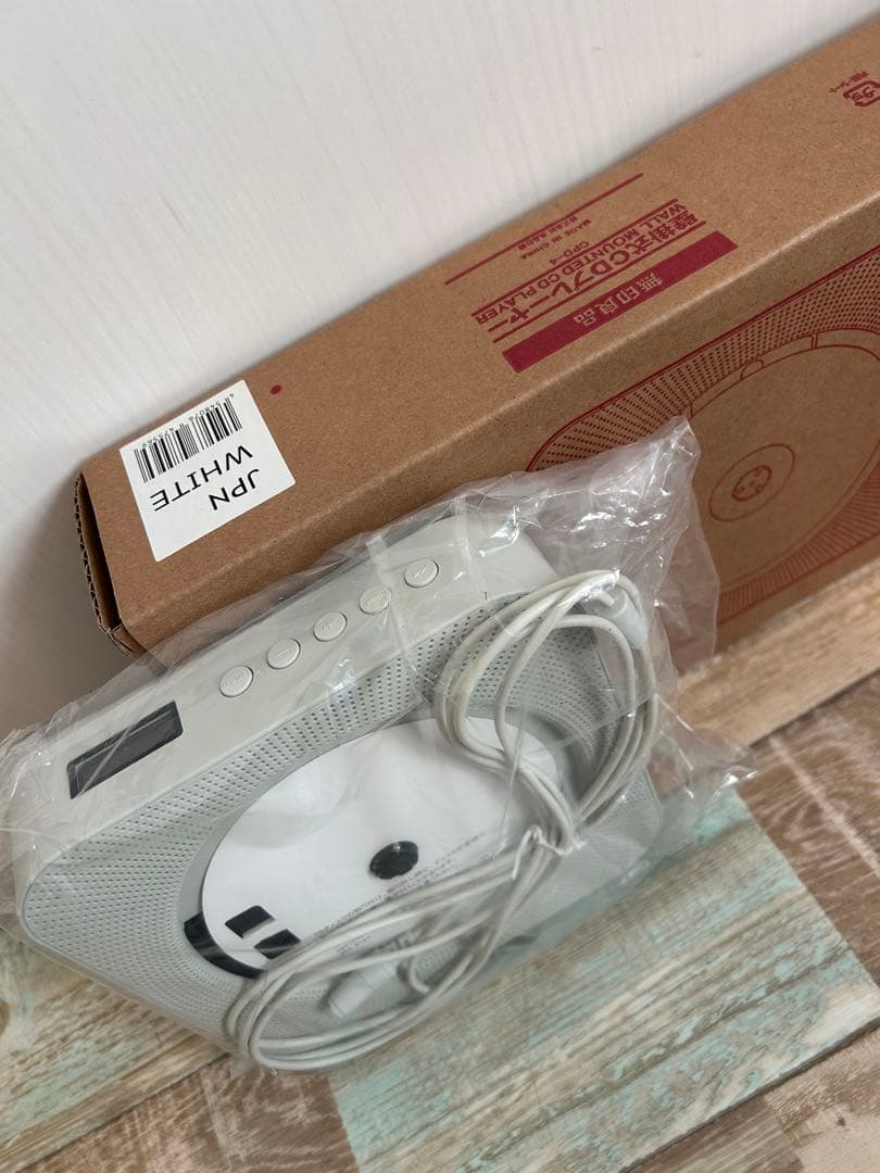 即日発送　新品未使用　無印良品 壁掛式CDプレーヤー CPD-４