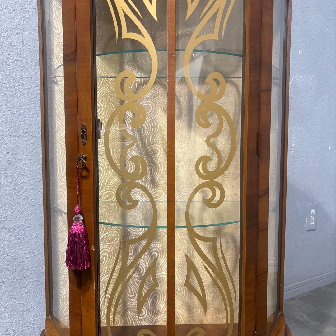 ガラスショーケース　ジョンブル　アンティーク