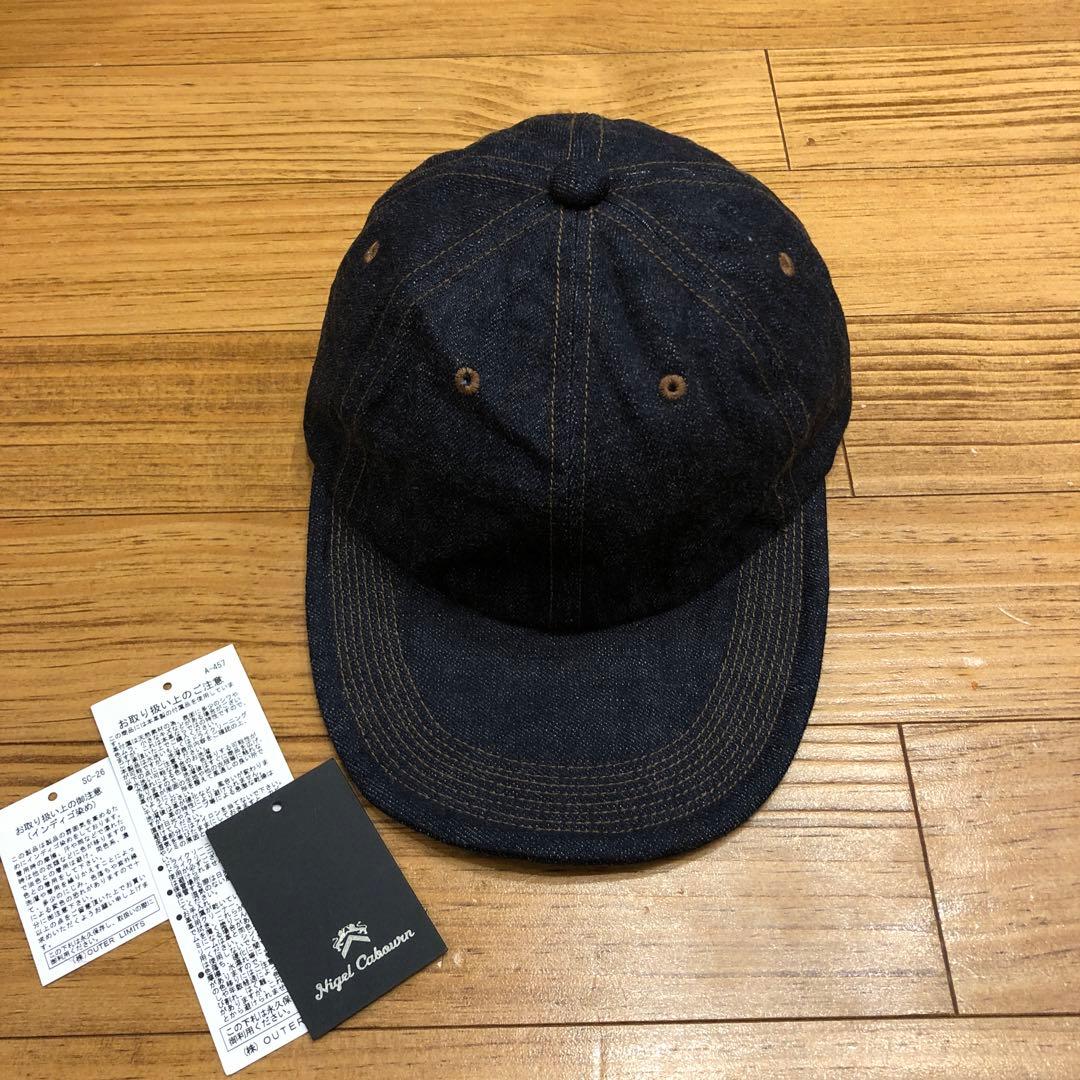 新品 nigel cabourn デニムキャップ ナイジェルケーボン ライブロ