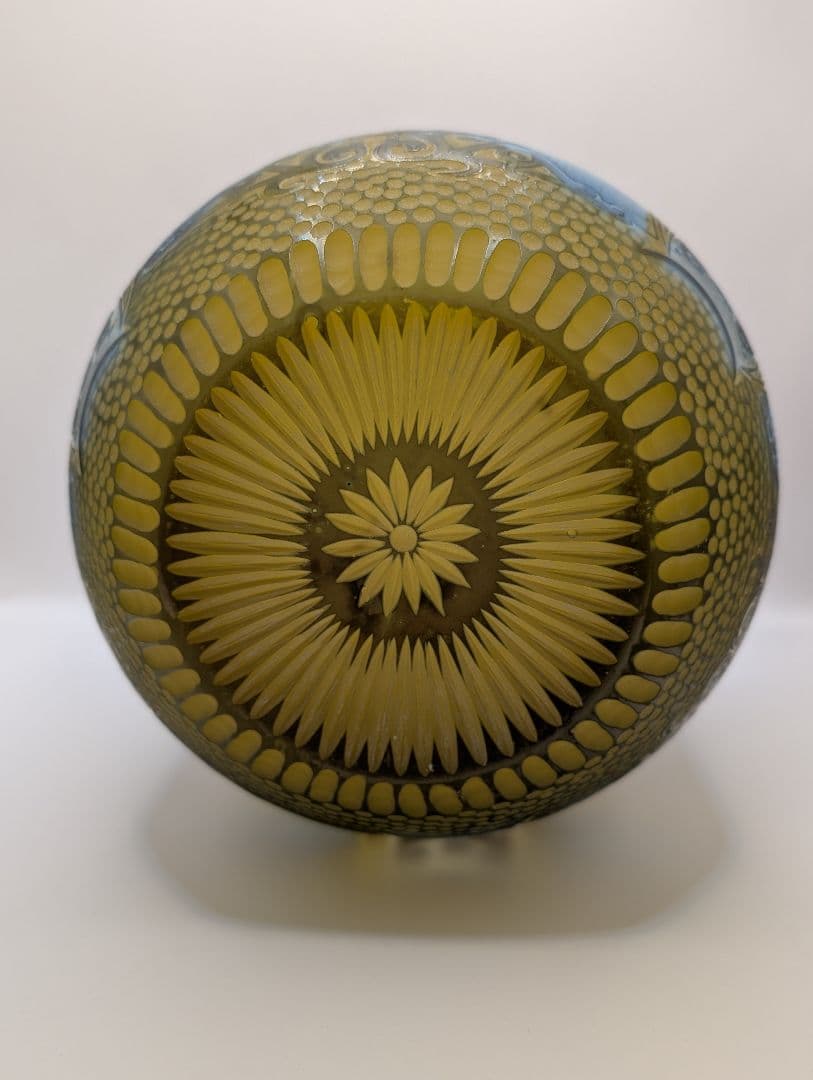 アールヌーボー ガラス作品　花器　インテリア