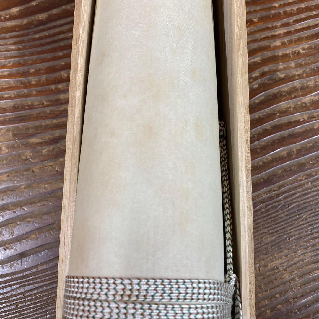 美品 掛け軸 速水御舟筆「黄蜀葵ニ胡蝶」リトグラフ 太巻き付 名画