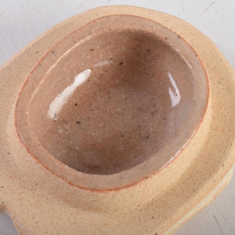 茶道具　朝日焼　七十四代　松林豊斎作　干支　申香合　共箱　V　8597