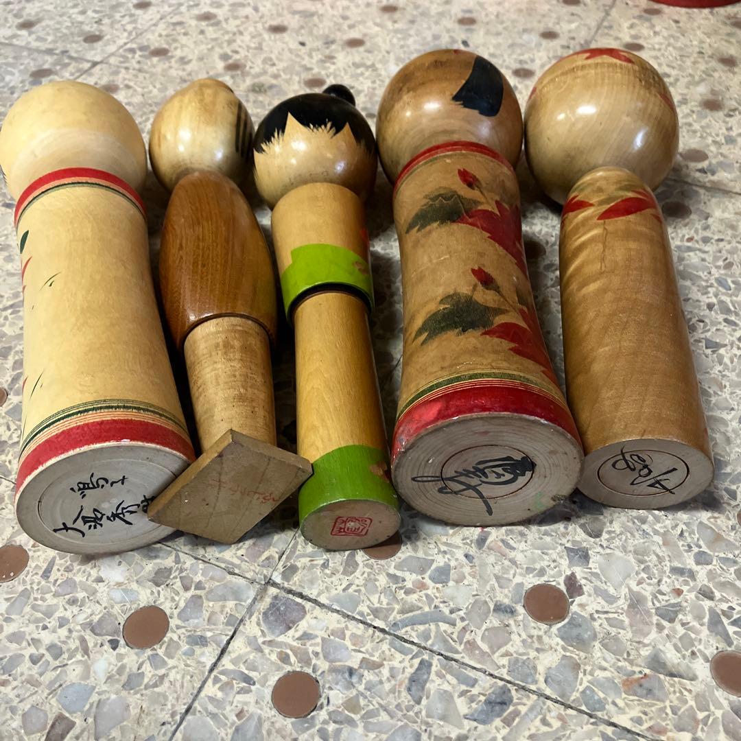 D壁 伝統こけし 創作こけし まとめ売り 24体セット 郷土玩具 工芸品 大量