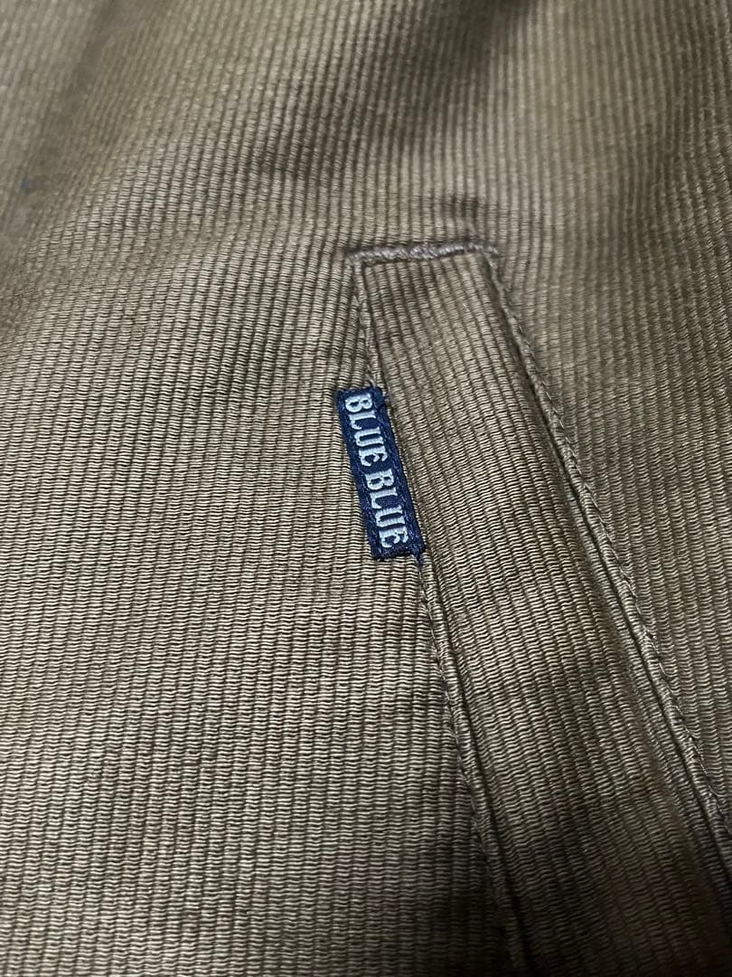 BLUE BLUE/デッキジャケット/カーキ/メンズLサイズ/日本製