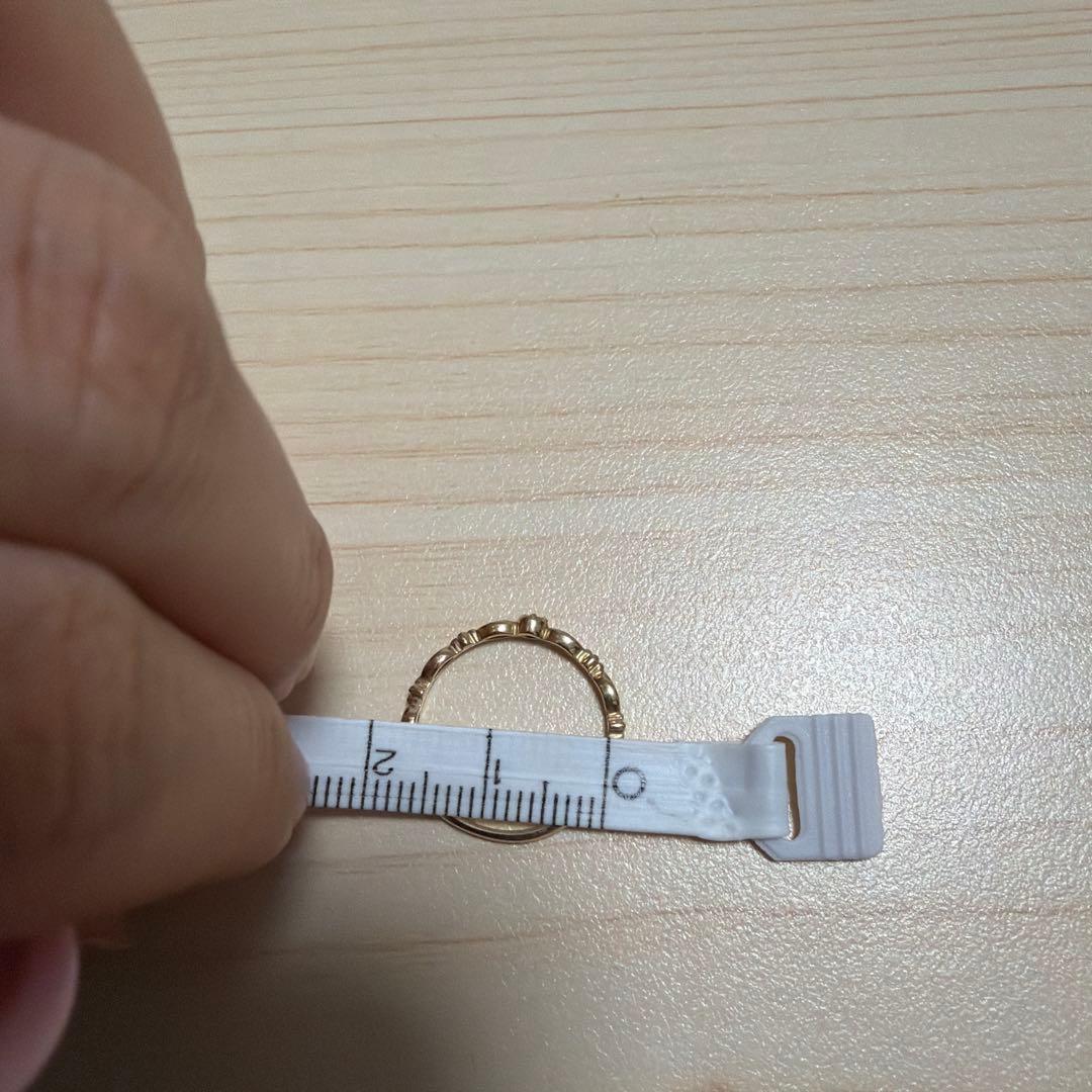 TSUTSUMI K10イエローゴールドダイヤモンドリング