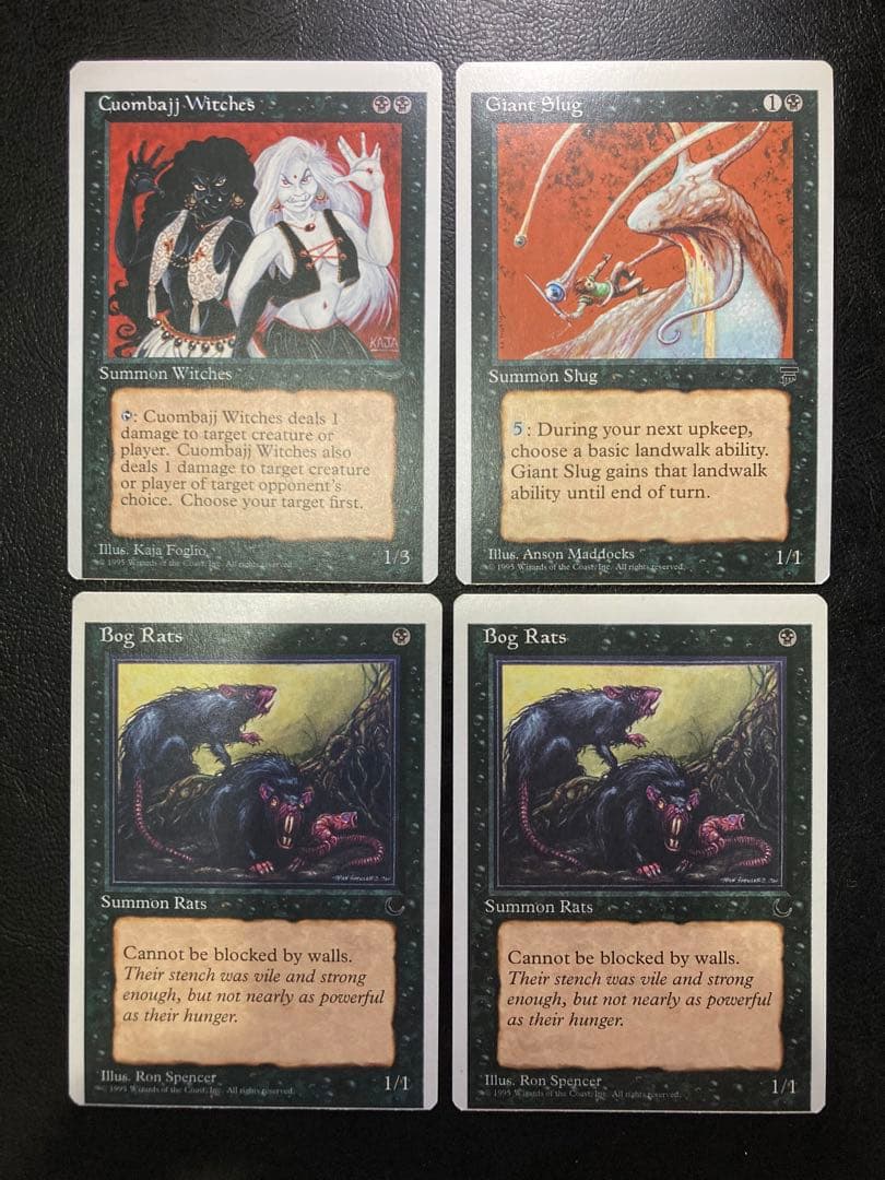 【希少カットエラー】MTG EN エラーカード 4枚まとめ売り