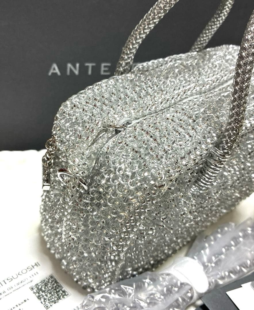 アンテプリマ ボクシー/スモール/シルバー 新品未使用【2026年春夏新作商品】