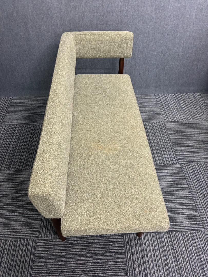 ハ*リ様 【送料込】unico suk アームレスト ベンチソファ グリーン