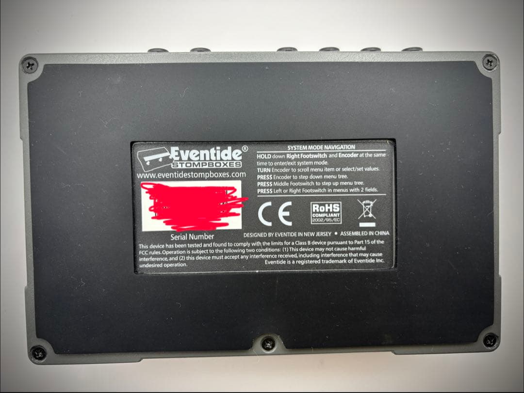 【元箱、元袋、日本語マニュアル付】Eventide PitchFactor