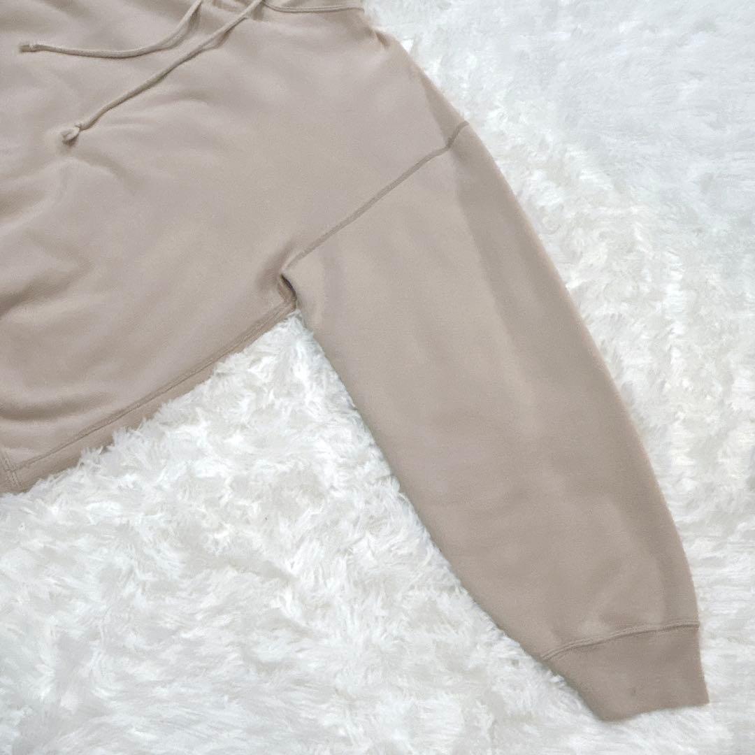 オーラリー AURALEE コットン パーカー ベージュサイズ1 オーバーサイズ