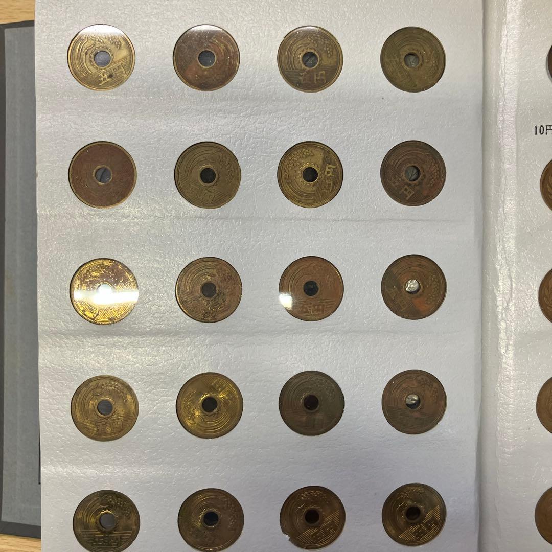 【完全 希少】年号別 貨幣アルバム 1964 銀貨 東京 赤富士 ギザ10 筆五