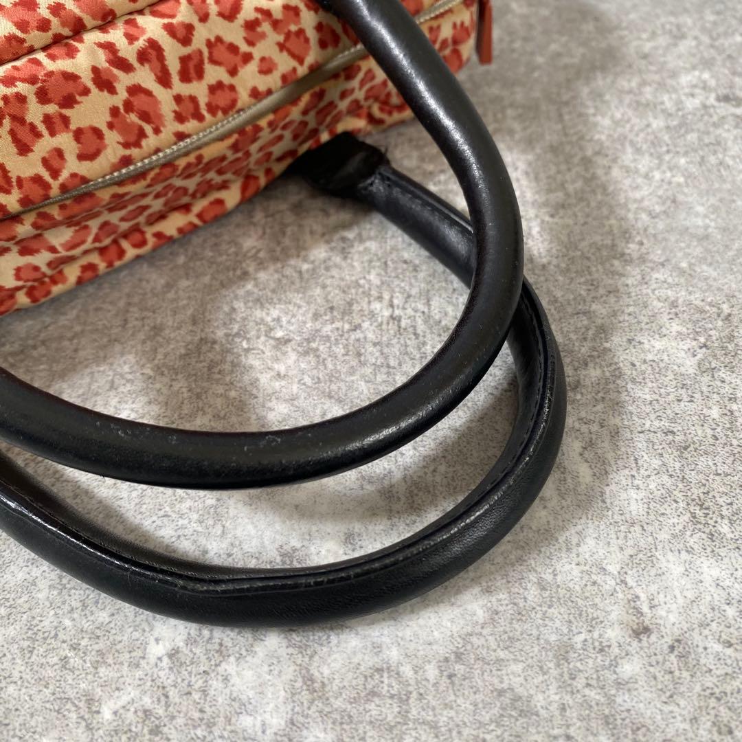 BOTTEGA ボッテガヴェネタ　ハンドバッグ　ミニトート　レオパード　ピンク