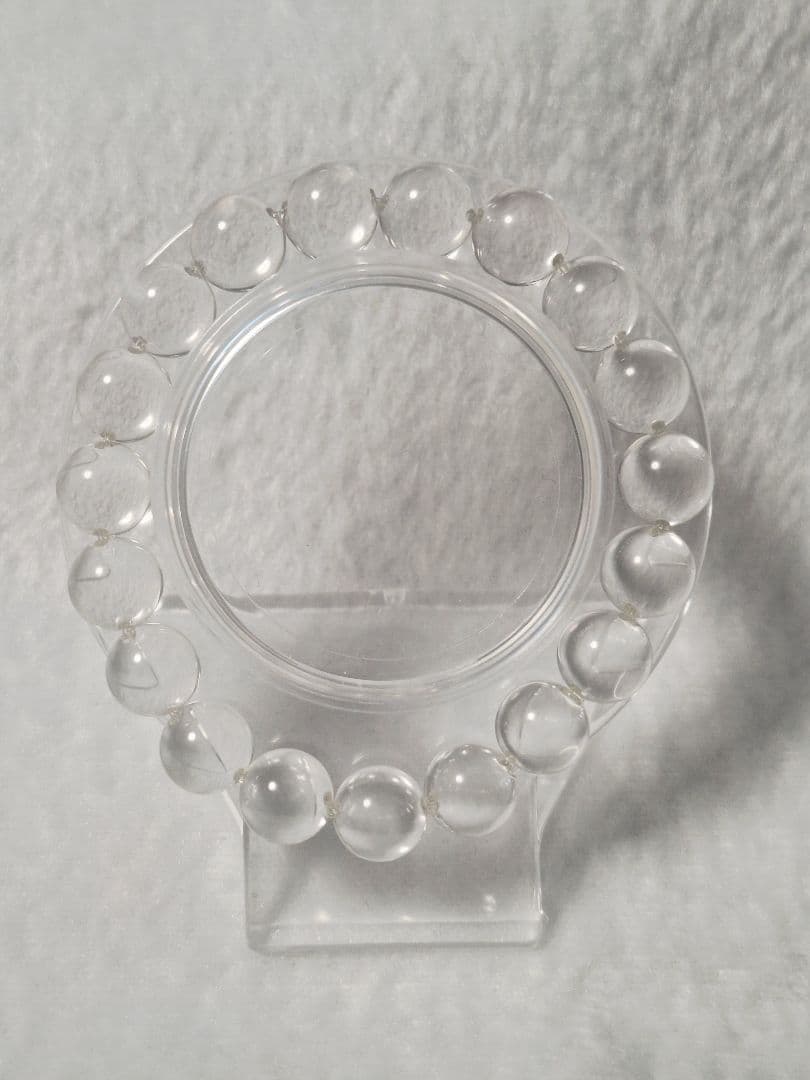 よしみ様 予約済　高品質シナバー 水晶ブレスレット