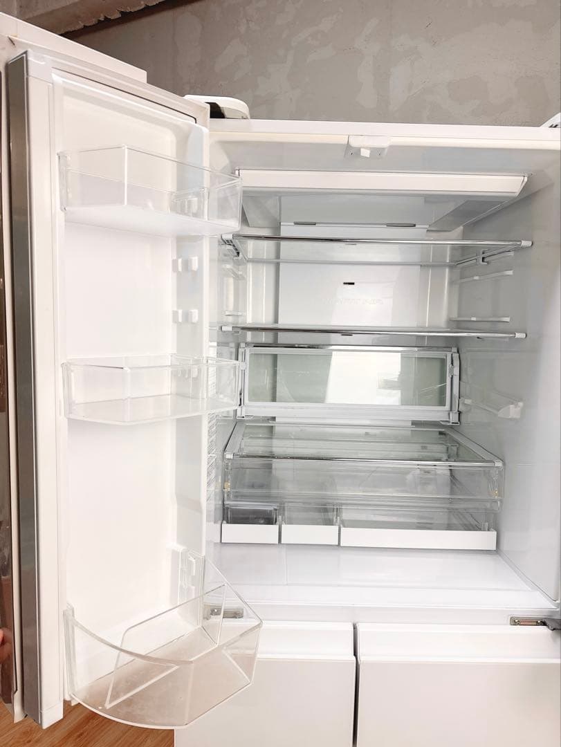 大阪市送料無料！AQUA AQR-FG50D 14年製 501L 6ドア冷蔵庫