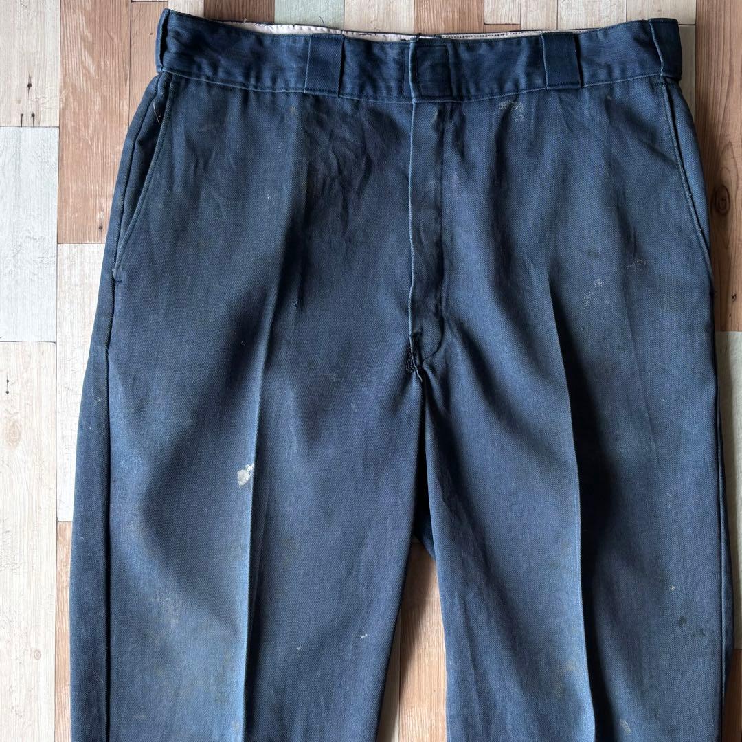 【USA製】80s Dickies 874 ワークパンツ チビタグ W36L30